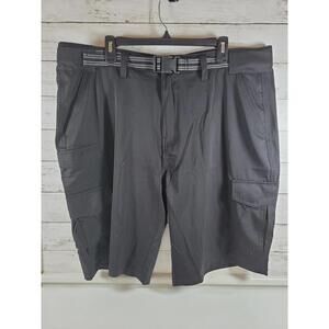 Denali Men’s Cargo Shorts Black Size 40 Stretch Hybrid with Belt NEW